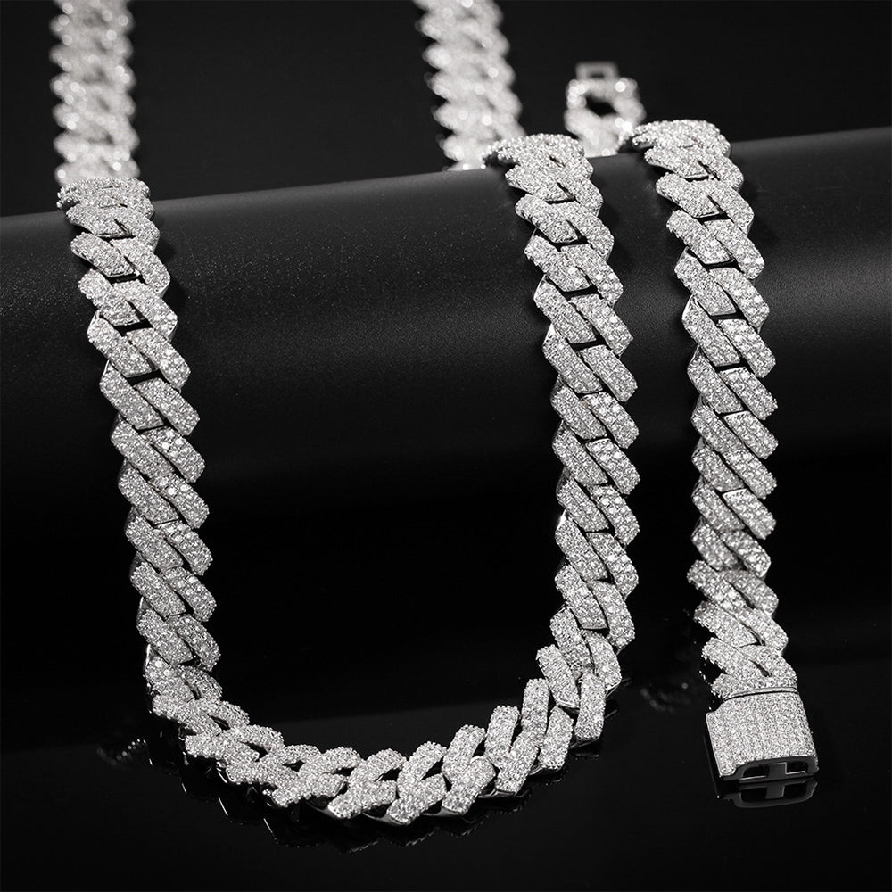 Iced Out Full CZ 13mm Cuban Link Chain