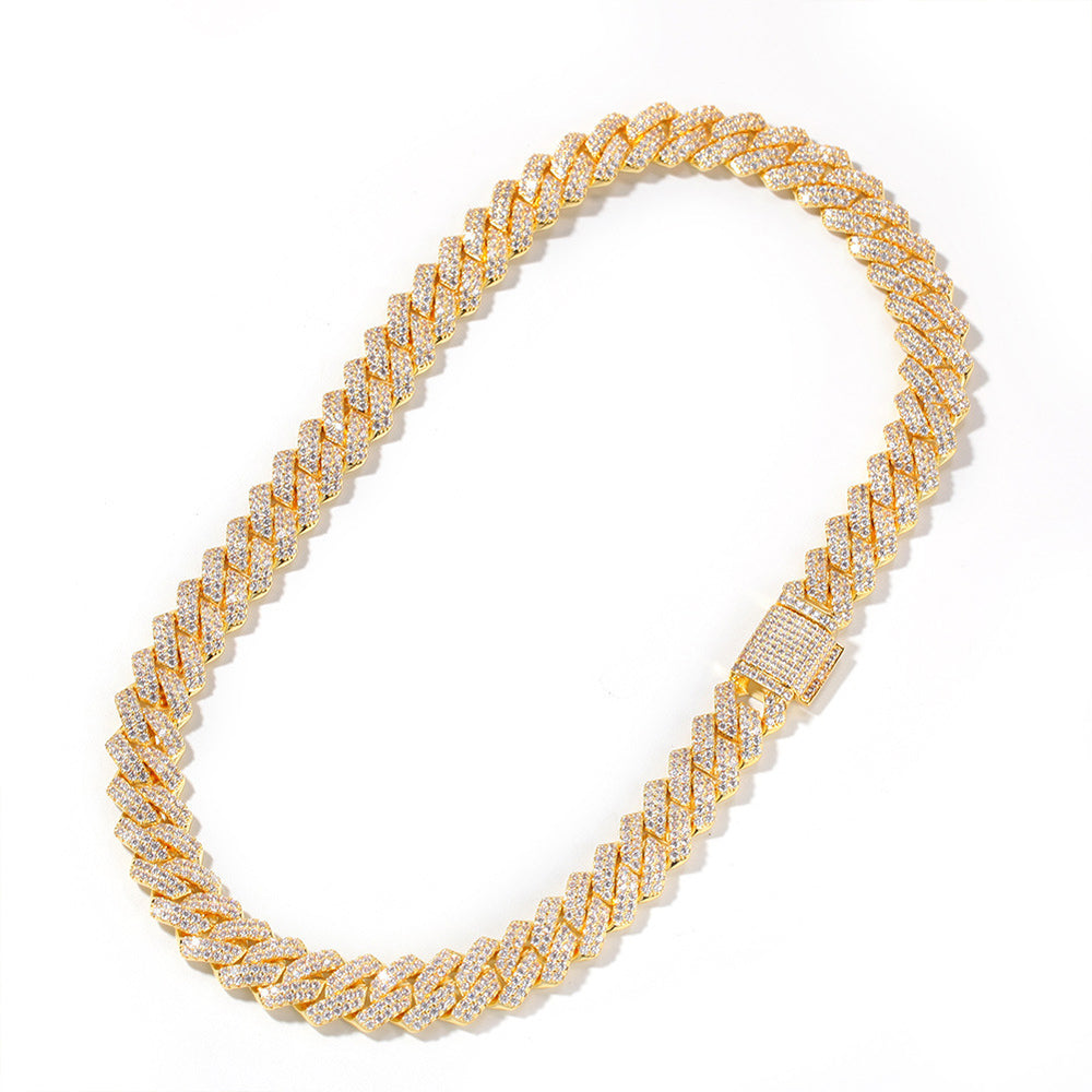 Iced Out Full CZ 13mm Cuban Link Chain