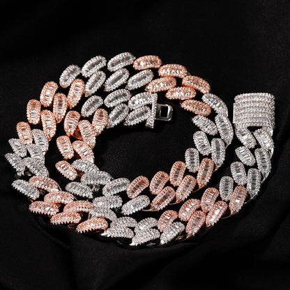 Iced Out Full CZ 15mm Cuban Link Chain