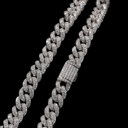 Iced Out Full CZ 8mm Cuban Link Chain