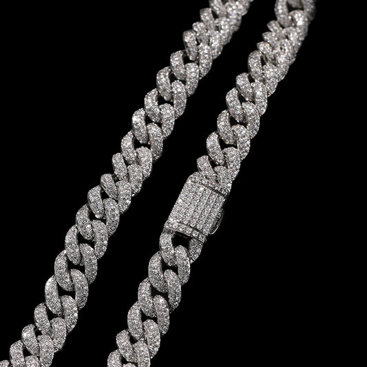 Iced Out Full CZ 8mm Cuban Link Chain