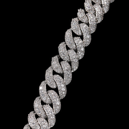 Iced Out Full CZ 18mm Cuban Link Chain