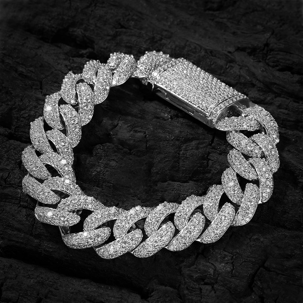 Iced Out Full CZ 18mm Cuban Link Chain