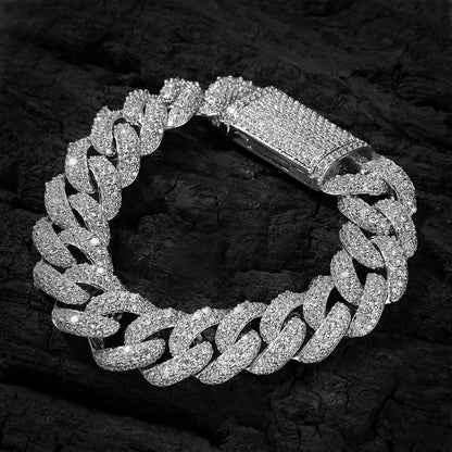 Iced Out Full CZ 18mm Cuban Link Chain